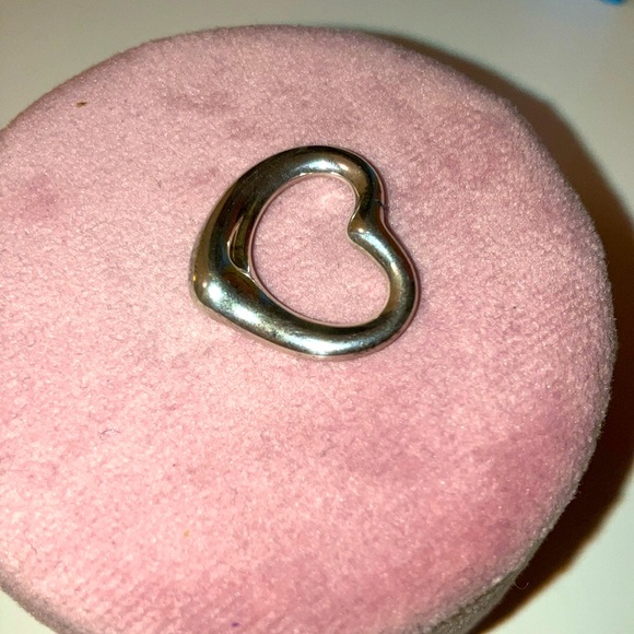 Tiffany & Co. Else Peretti open heart pendant 925 silver 22 cm. - Picture 2 of 7